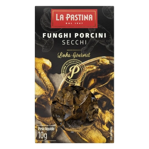 Cogumelo Funghi Porcini Seco La Pastina Gourmet Caixa 10g