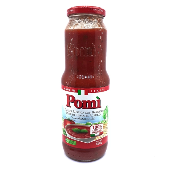 Passata Pomi P De Tom Manjericao 680g