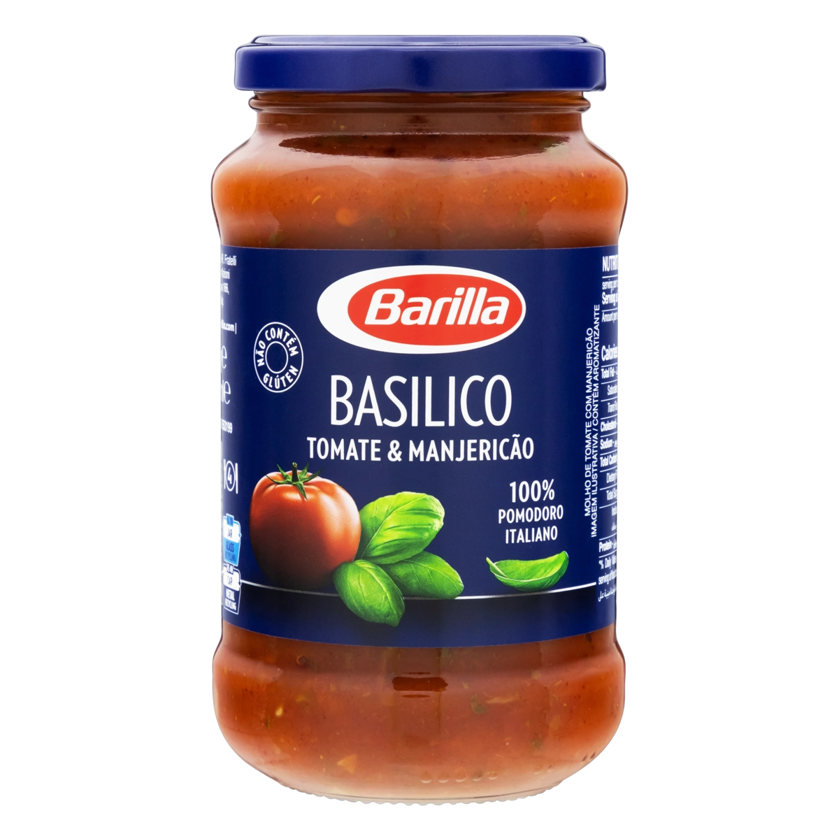 Molho De Tomate Basílico Barilla Vidro 400g