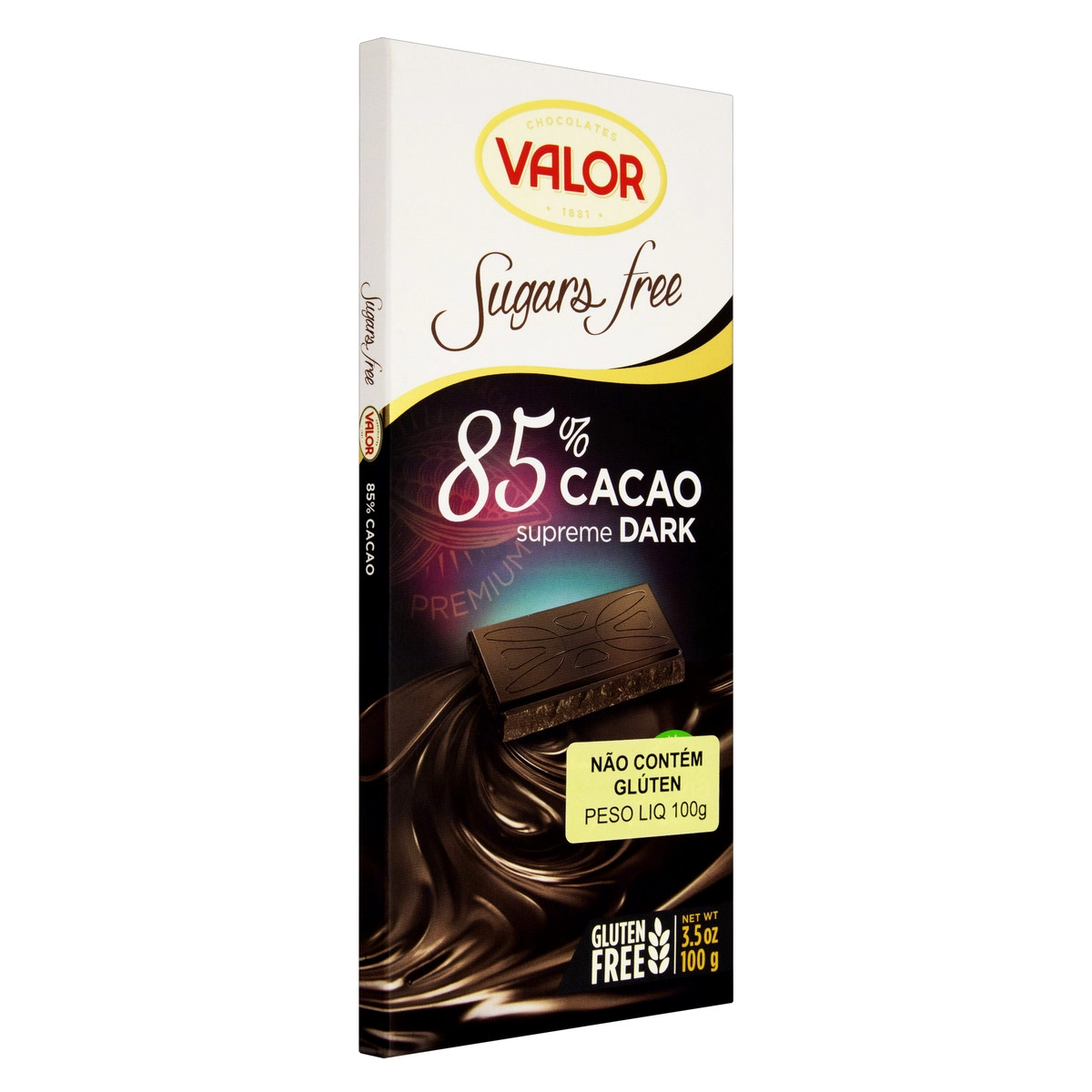 Chocolate Amargo 85 Cacau Zero Açúcar Valor Caixa 100g