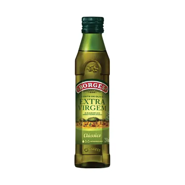 Azeite De Oliva Extra Virgem Clássico Espanhol Borges Vidro 250ml