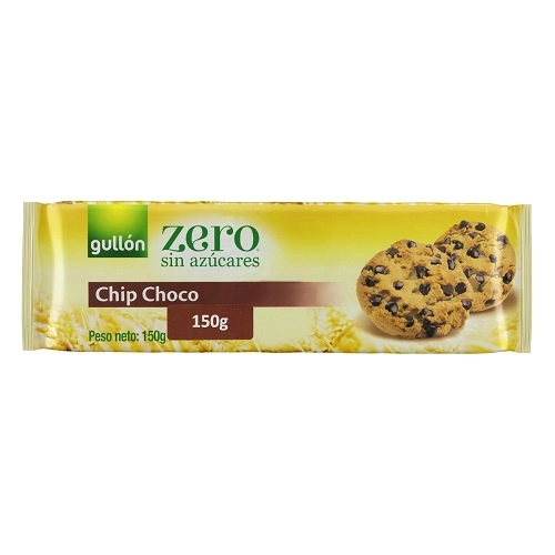 Biscoito Cookie Gotas De Chocolate Zero Açúcar Gullón Pacote 150g