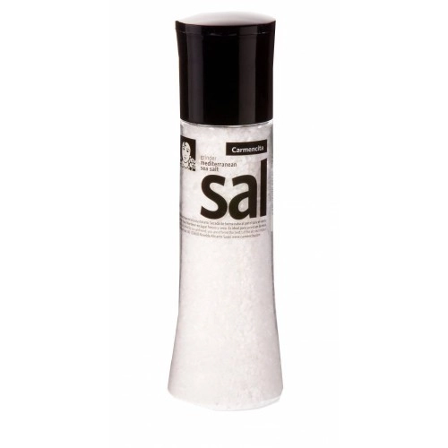 Sal Marinho Mediterrâneo Com Moedor Carmencita Vidro 115g