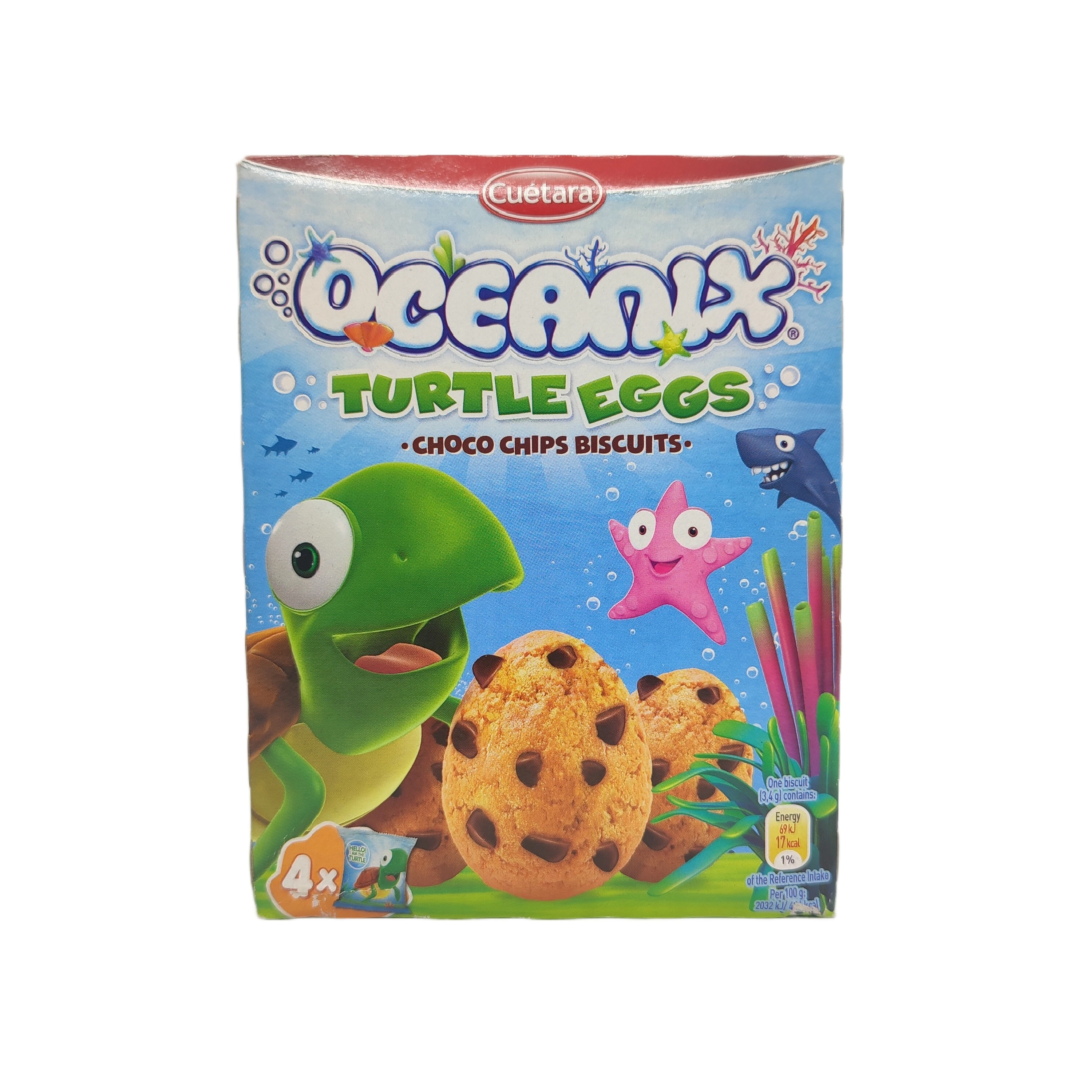 Biscoito Cuetara Oceanix Turtle Eggs 140g
