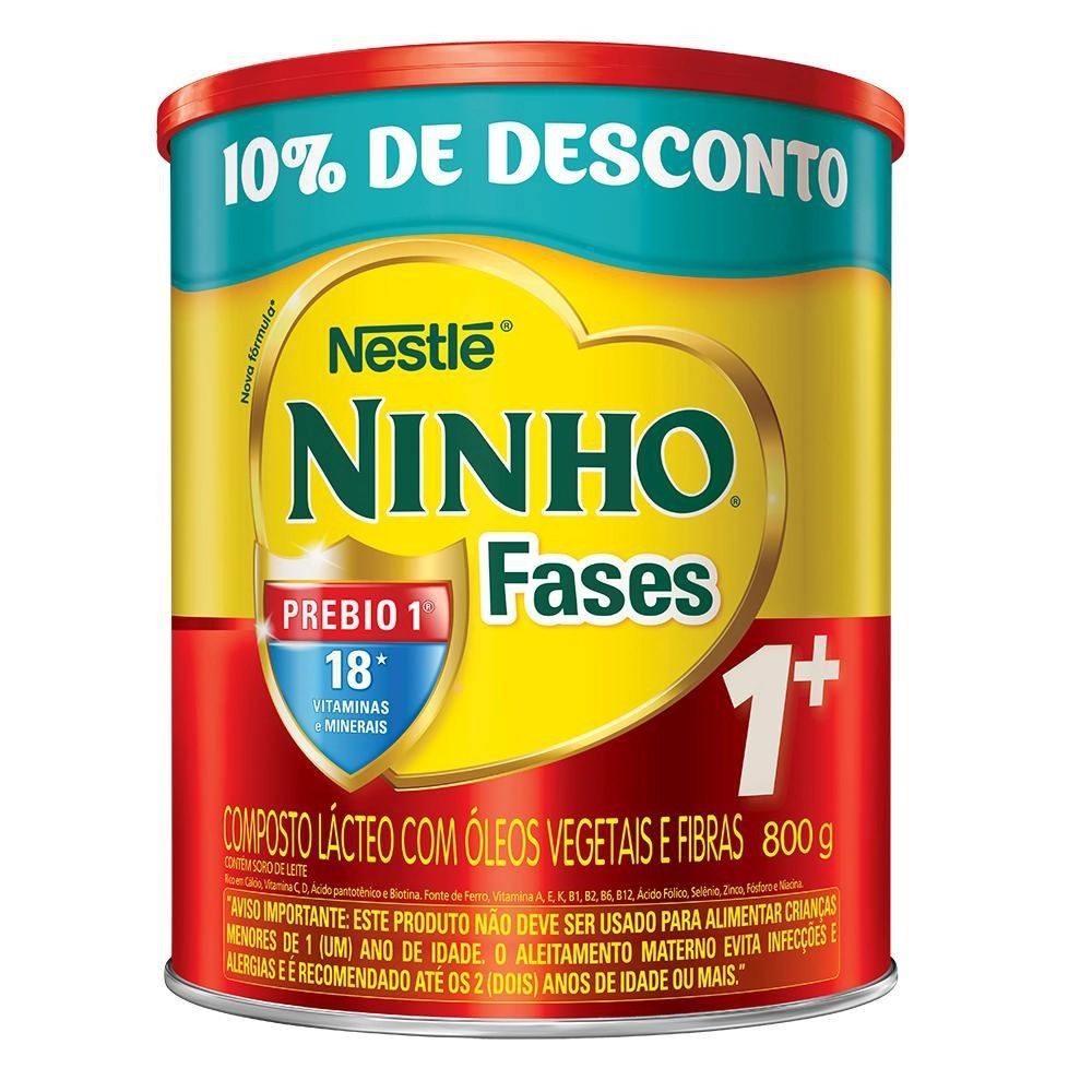 Ninho 1 Prebio 1 Fases Lepo 12x800g Br