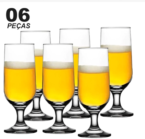 Jogo Taca Eden Cerveja 300ml 3un Co7606234 Euroquadros