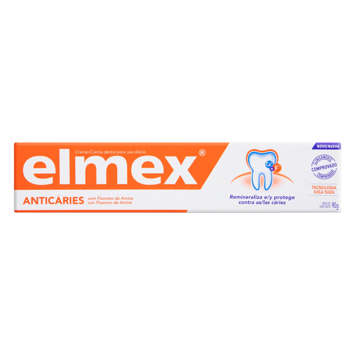 Creme Dental Elmex Anticáries Caixa 90g