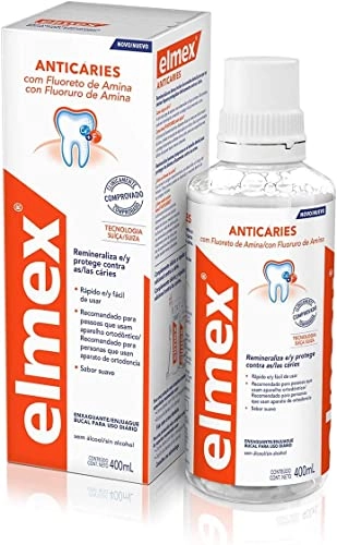 Enxaguante Bucal Anticárie Zero álcool Elmex Caixa 400ml