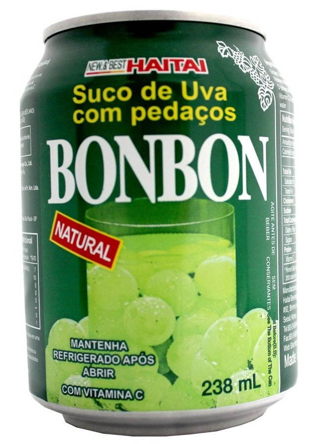 Suco Bonbon Uva Lta 238ml