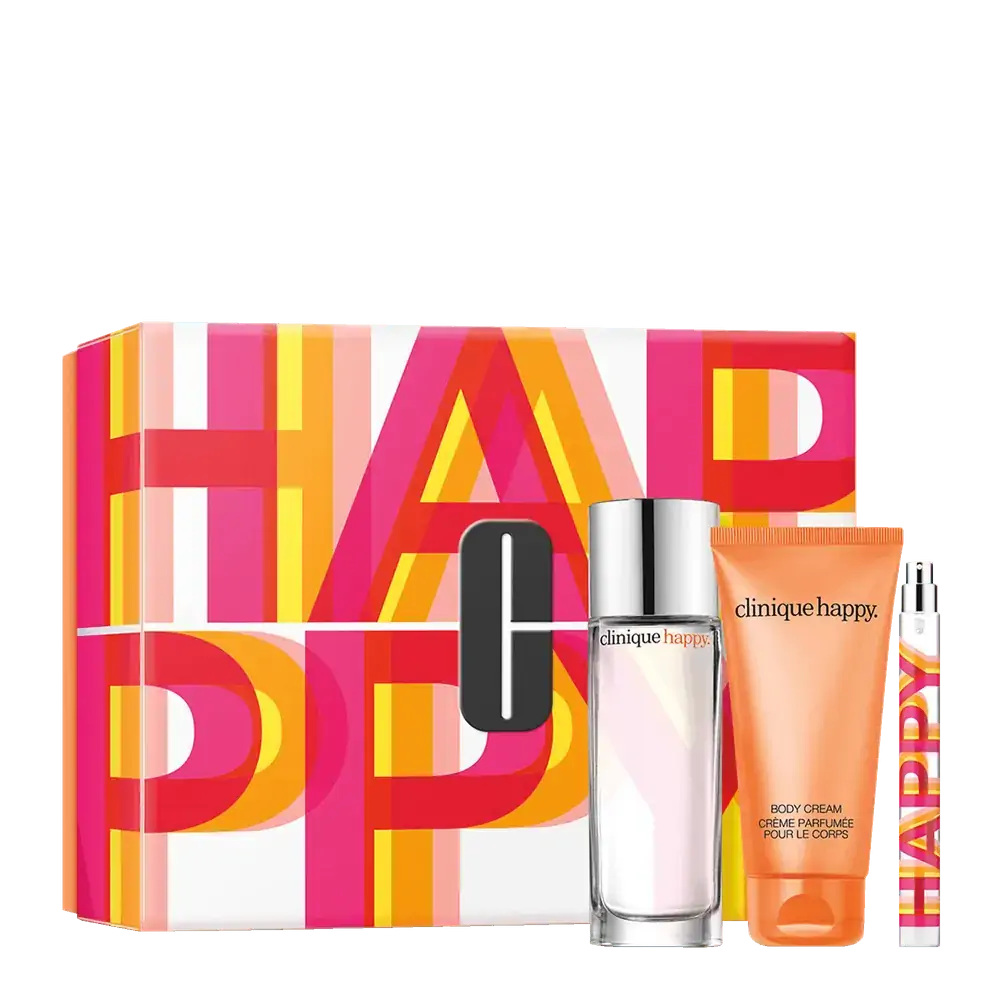 Clinique Kit Happy Edp 50ml + Body Cream 75ml + Miniatura 10ml