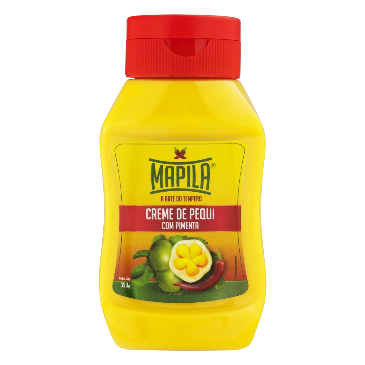 Creme De Pequi Com Pimenta Mapila Squeeze 350g