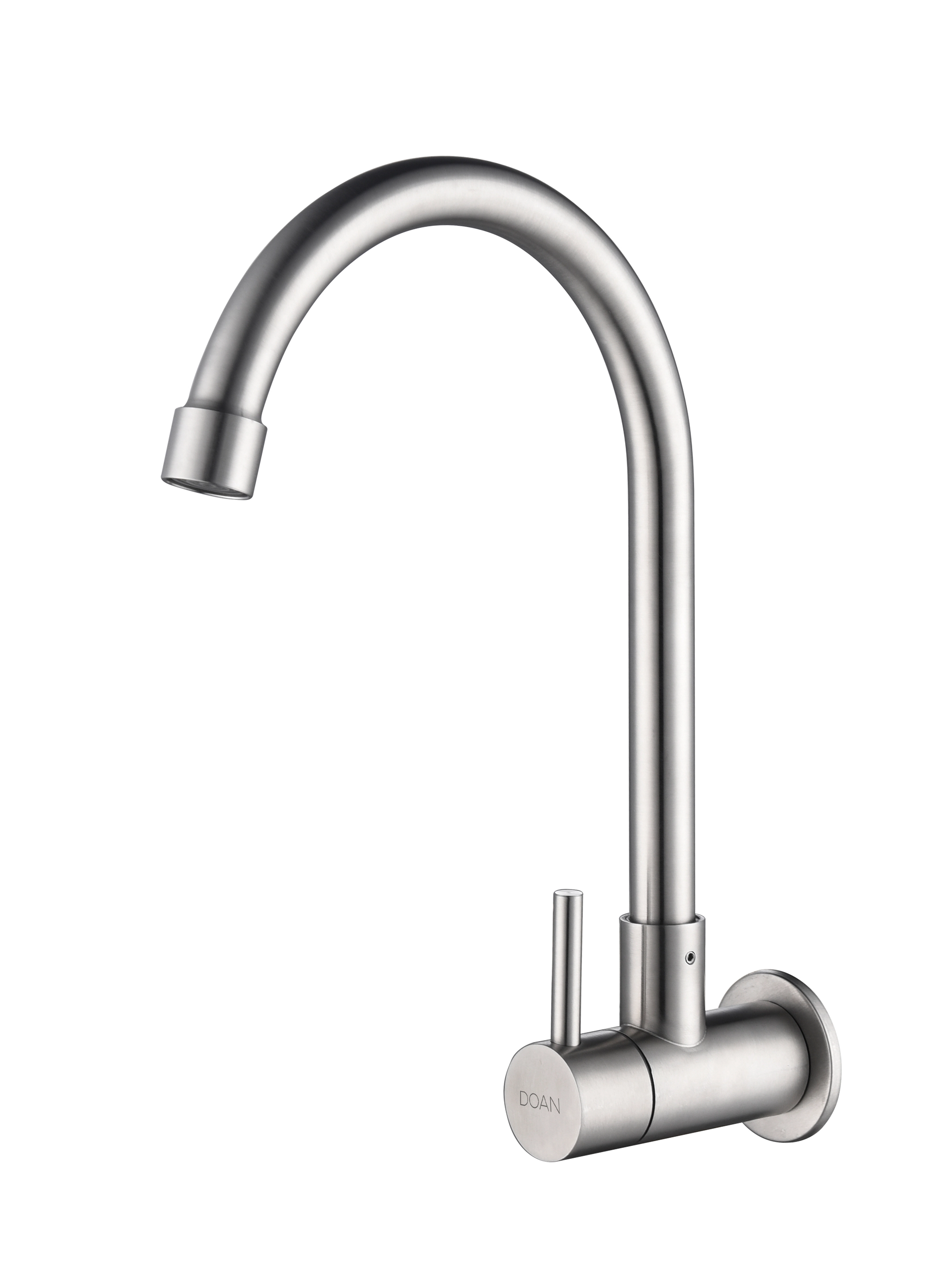 Torneira Cozinha Inox Giratória Parede Nox01 Doan