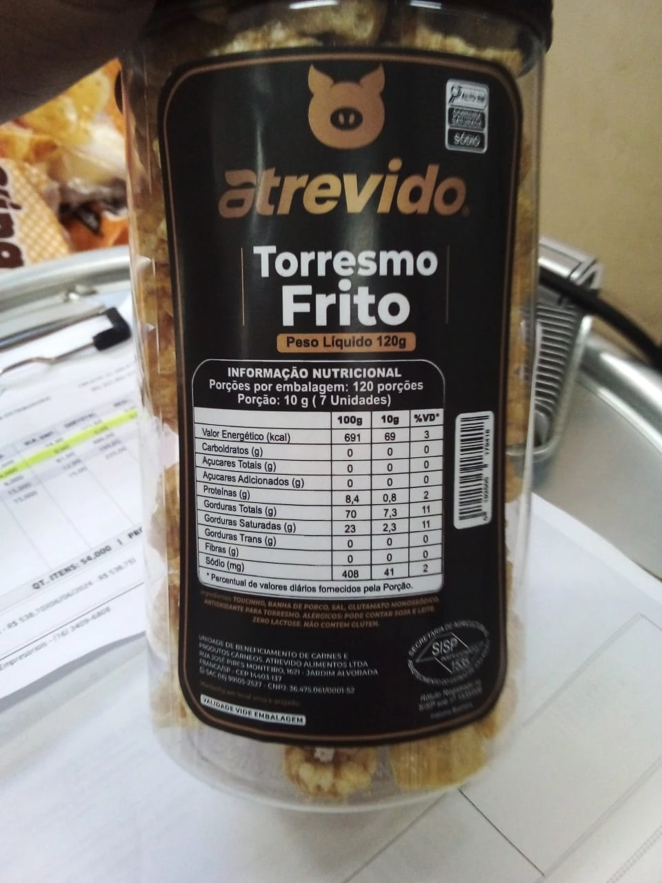 Torresmo Frito Atrevido 80g