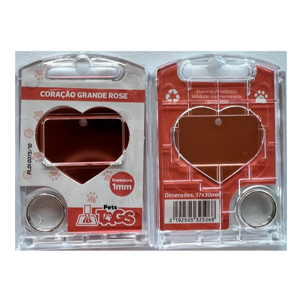 Pingente Pettags Coracao Grande Rose Gold