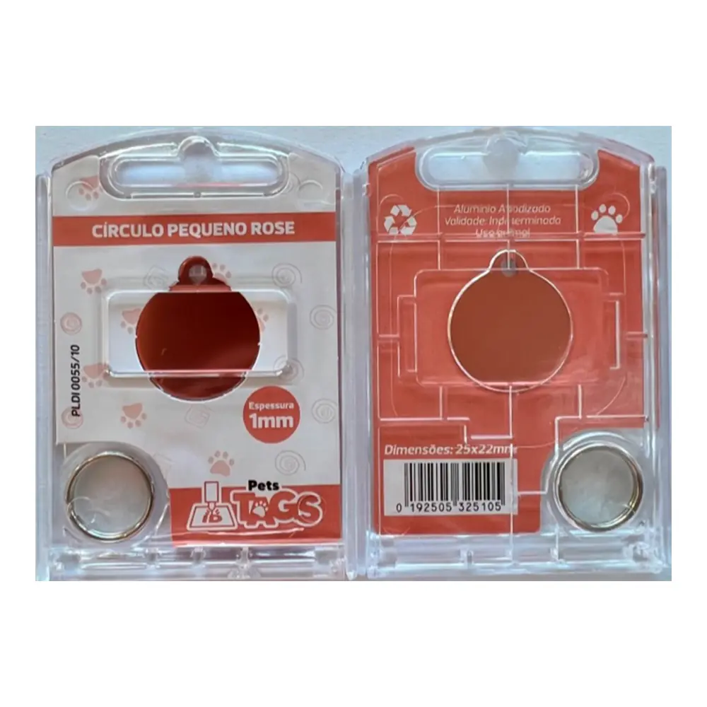 Pingente Pettags Circulo Pequeno Rose Gold