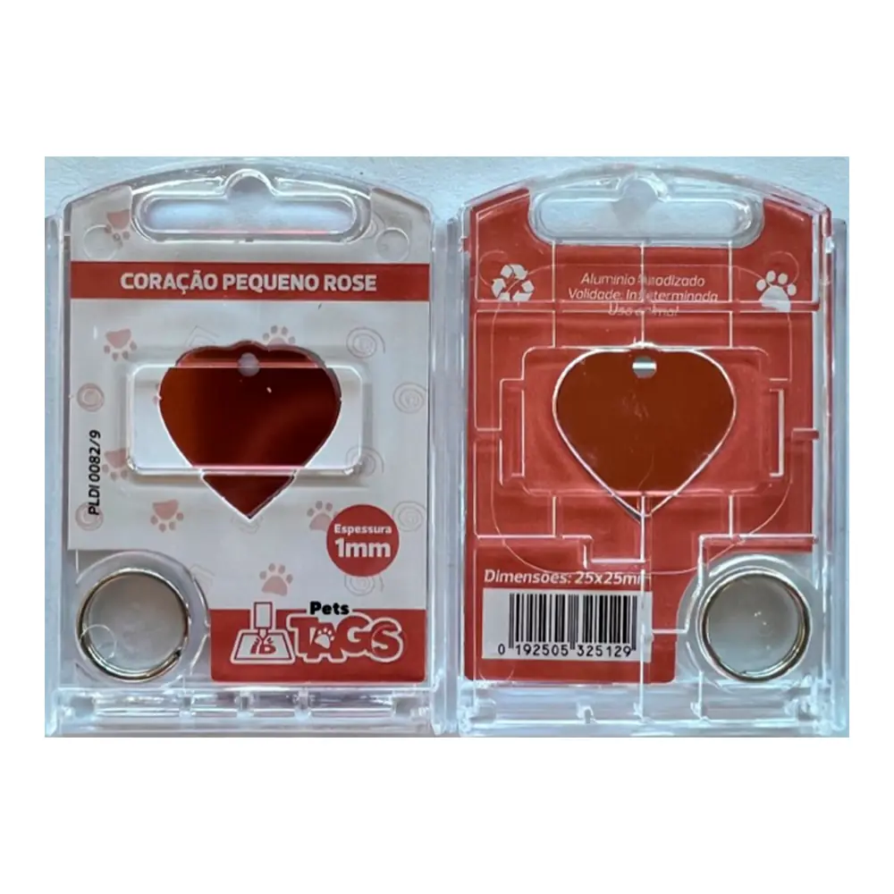 Pingente Pettags Coracao Pequeno Rose Gold