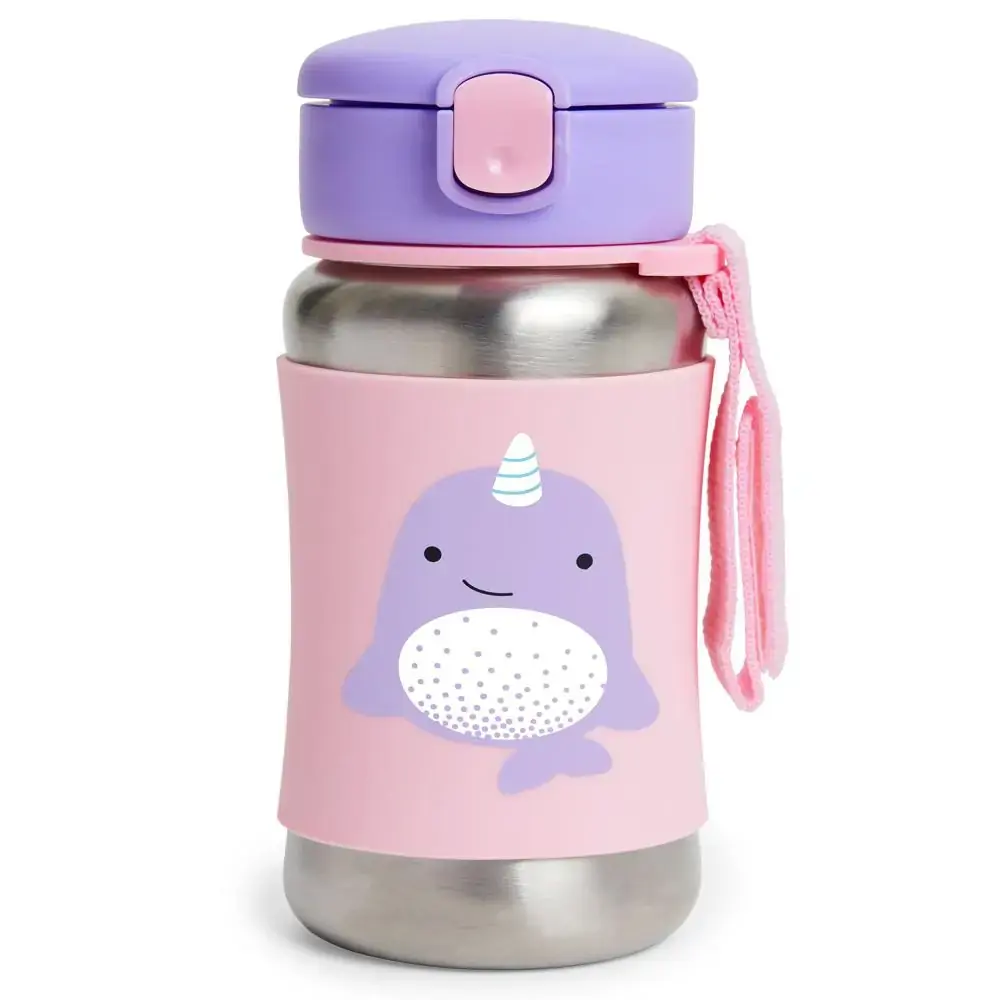 Garrafa de Aço Inox Zoo Baleia Narval Skip Hop