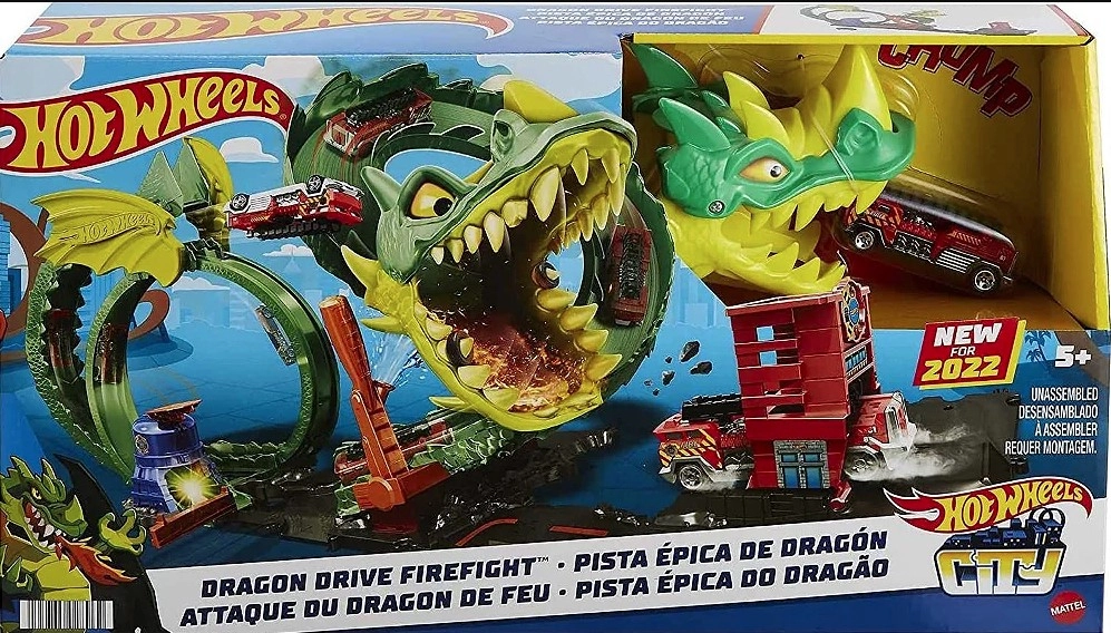 Hot Wheels City Pista Epic.dragao Hdp03