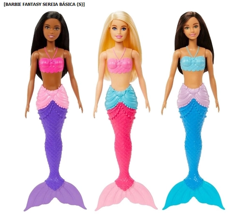 Hgr04 Barbie Sereia Sortimento Dreamtopia