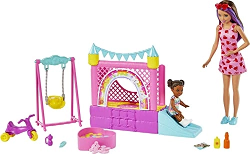 Barbie Skipper Playset Babá no Parque de Diversões - Mattel