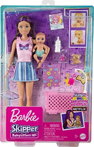 Barbie Skipper Babysitters, Inc. Dolls And Playset