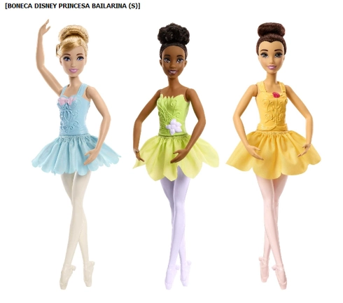 Hlv92 Disney Princesa Boneca Bailarinas