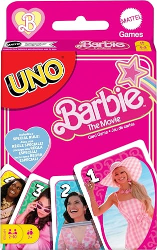 Uno Barbie Movie Card Game | Family, Adult And Party Game Night | 2 To 6 Players