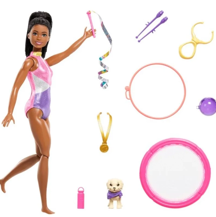 Hvm10 Barbie Conjunto Brooklyn Ginastica