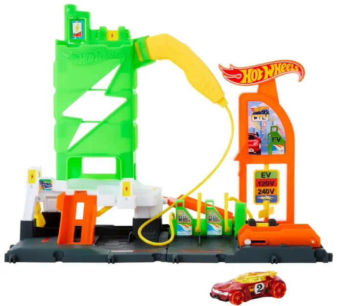 Pista Posto Super Recarga Hot Wheels 142786 Help Kids