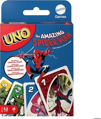 Mattel Games Uno Classic Spider Man Animated