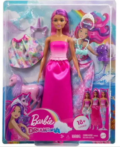 Barbie Boneca Looks Fada Sereia Jcp74