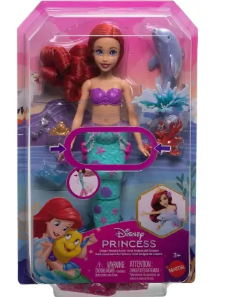 Princesa Ariel C/pet Disney Jfc39 Mattel