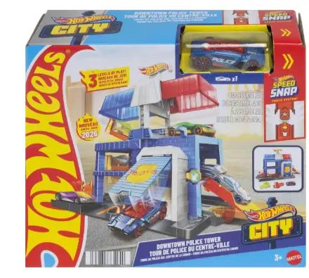 Hot Wheels City Downtown Police Tower