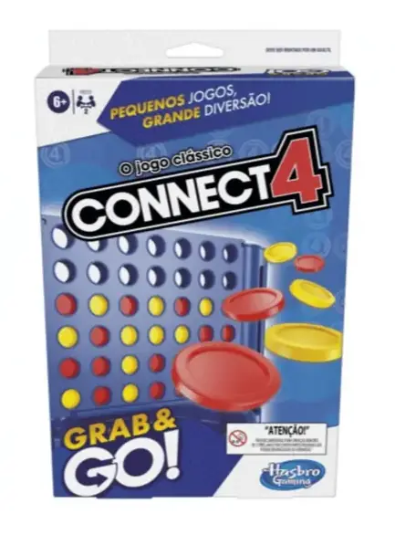 Jogo De Tabuleiro Clássico Connect 4 Grab Go Para 2 Jogadores Modelo F8253