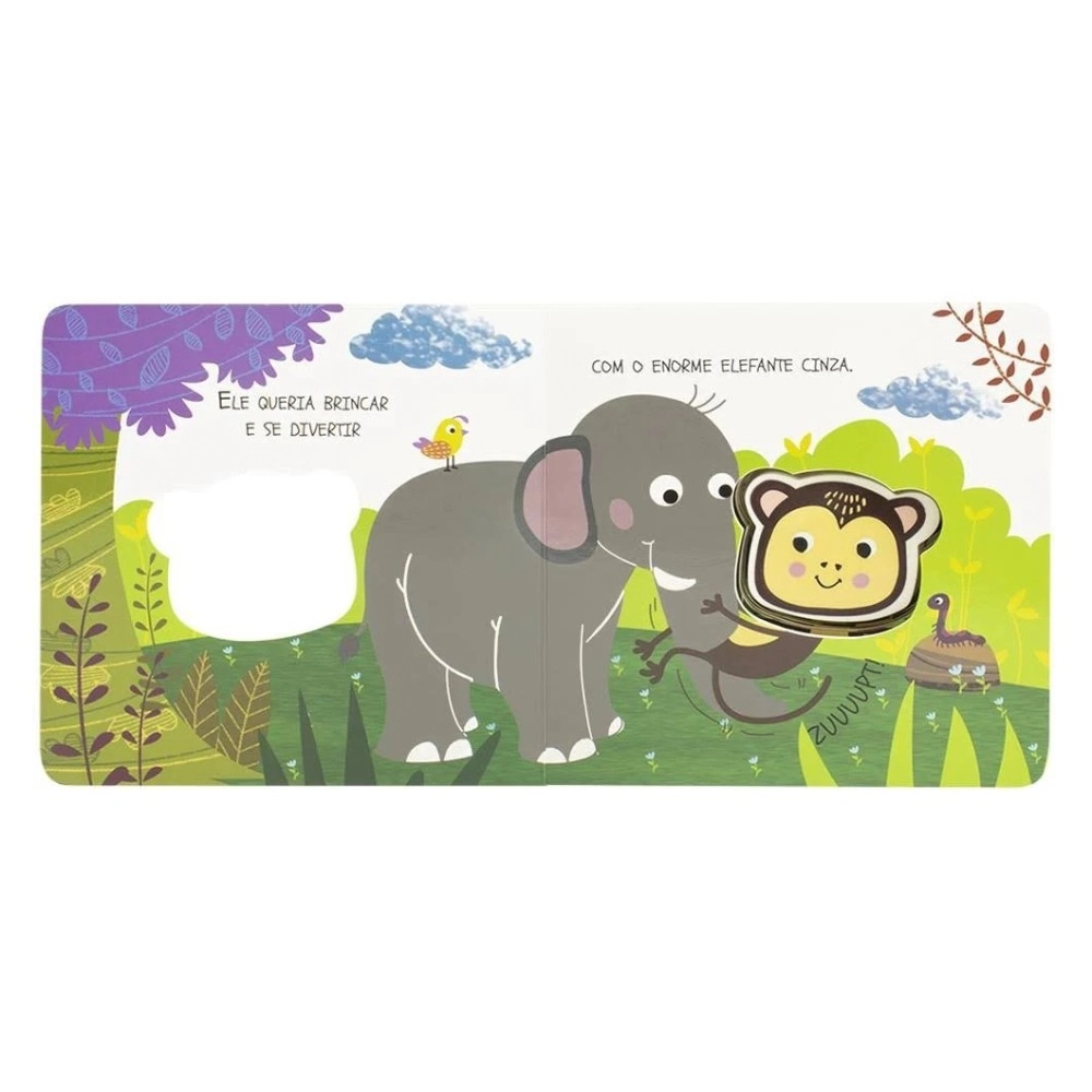Livro E Do Barulho Um Livro Squeaky Macaquinho 307033 Happy Books