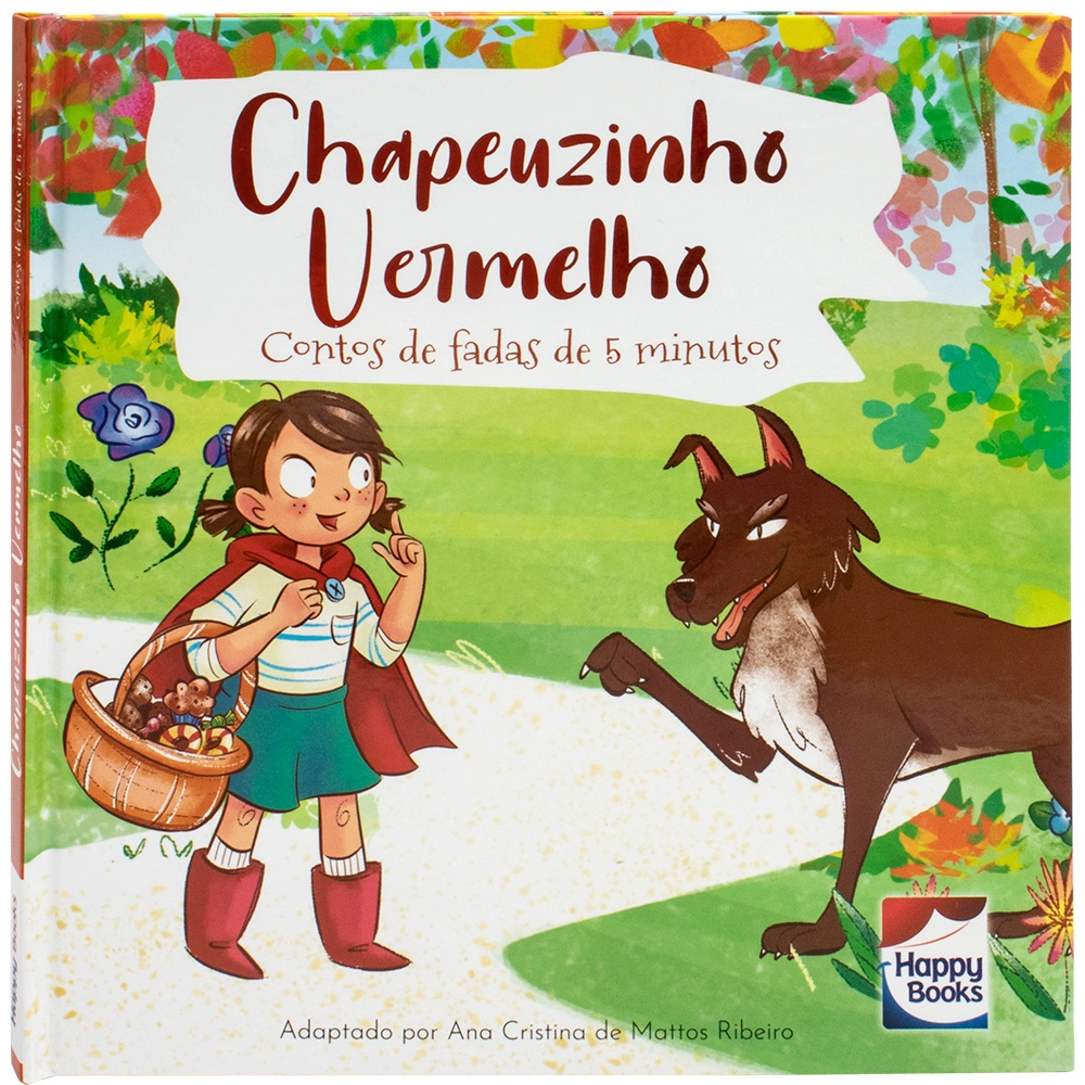Livro Contos De Fadas De 5 Minutos Chapeuzinho Vermelho 308498 Happy B