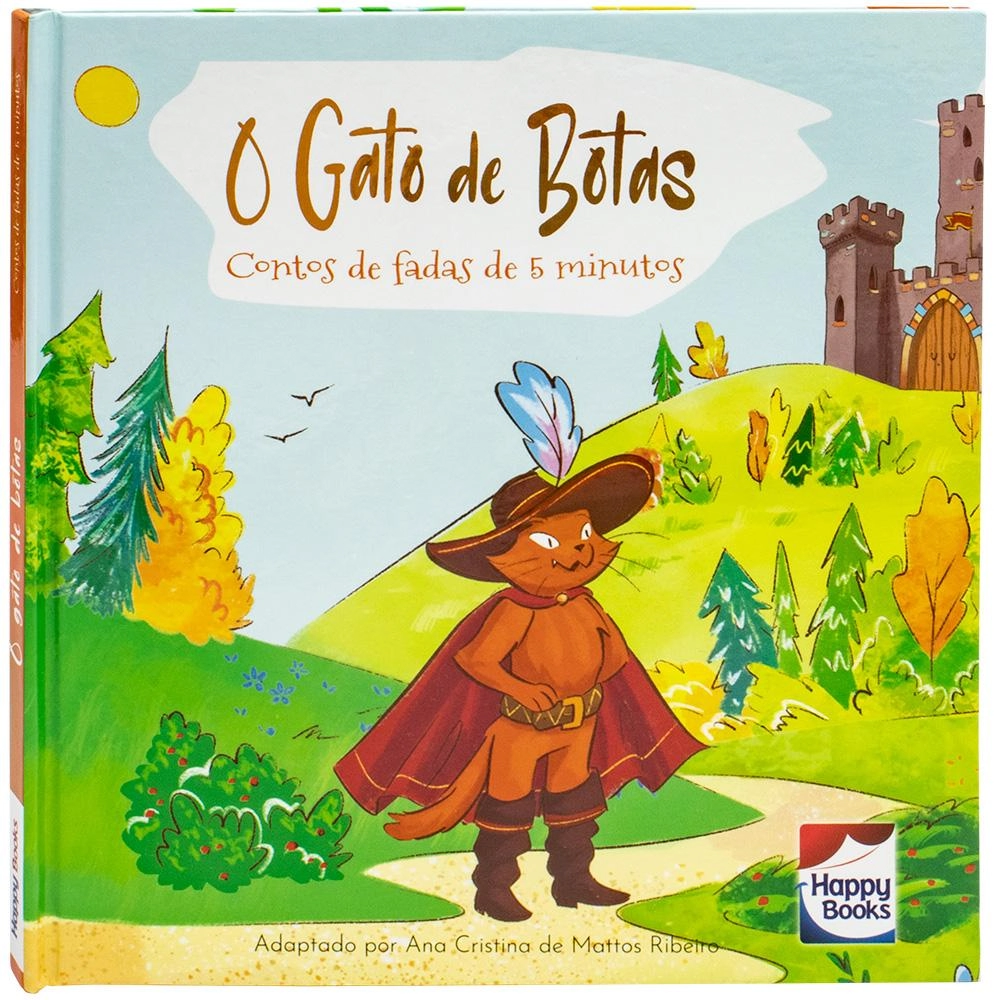 Livro Contos Fadas 5 Minutos Gato De Botas 308510 Happy Books