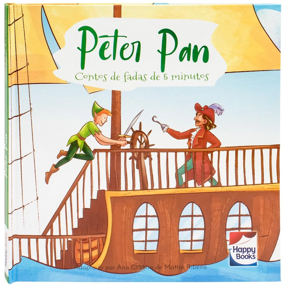 Livro Contos Fadas 5 Minutos Peter Pan 308536 Happy Books