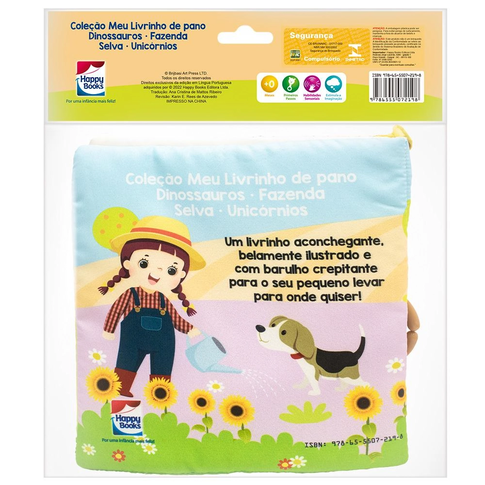 Meu Livrinho De Pano Fazenda 308986 Happy Books