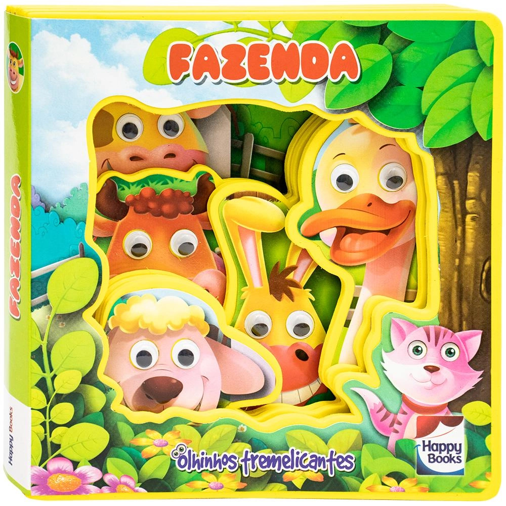 Livro Aventuras Com Olhinhos Fazenda 308765 Happy Books