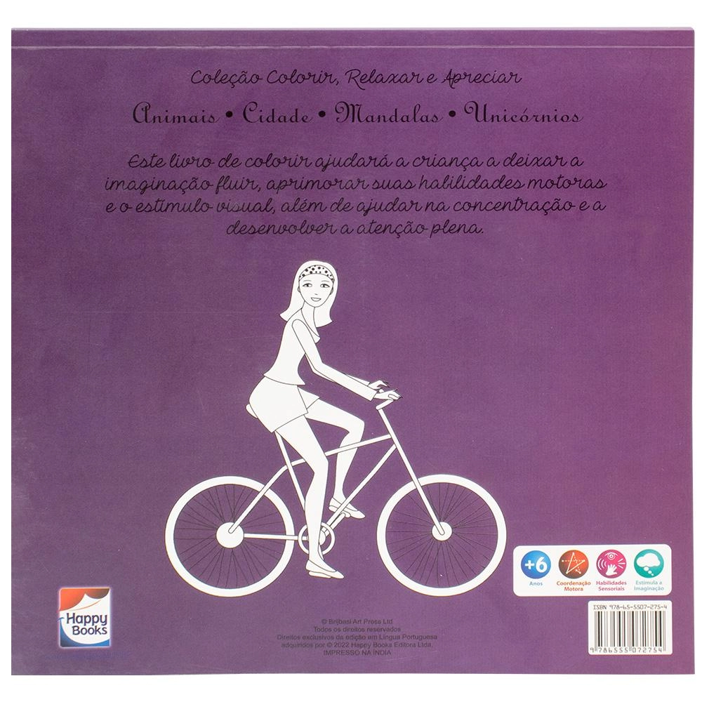 Livro Colorir Relaxar E Apreciar Cidade 309788 Happy Books