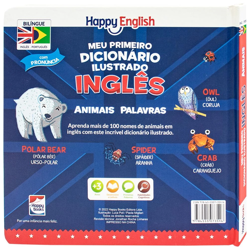 Livro He Meu Primeiro Dicionario Ilustrado Animais 310247 Happy Books