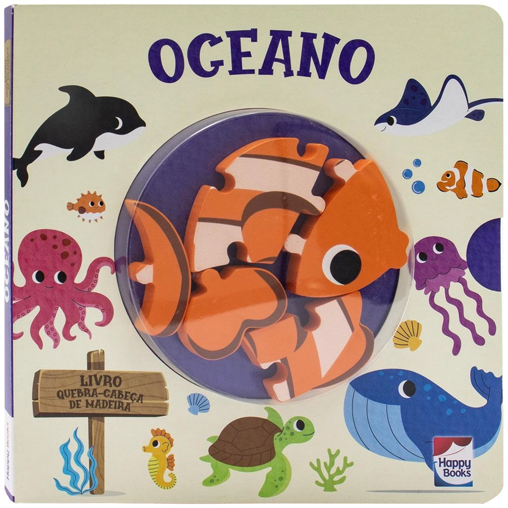 Livro Queb Cabeca Madeira Oceano 1x1un