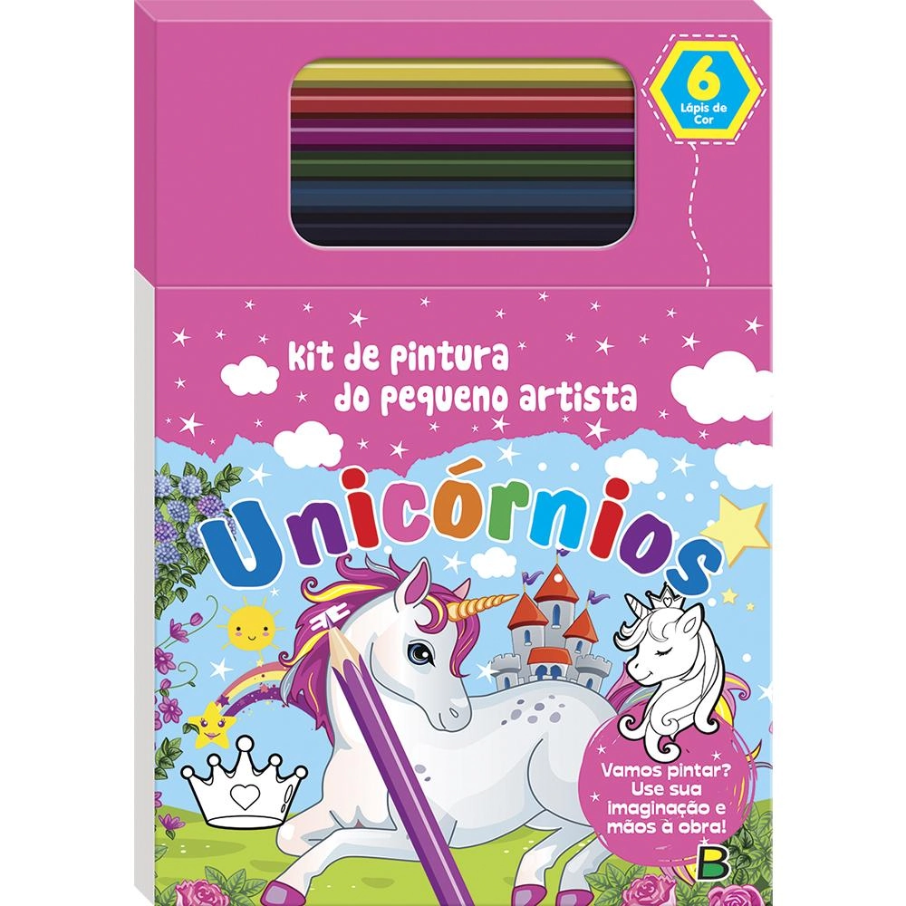 Kit Pintura Pequeno Artista Unicornios 1161423 Todolivro
