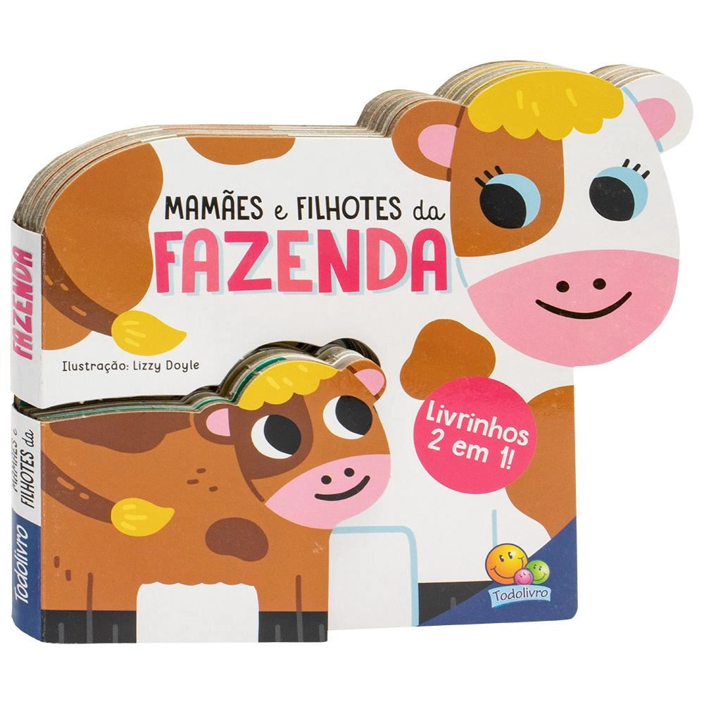 Livrinhos 2 Em 1 Fazenda 1164236 Todolivro