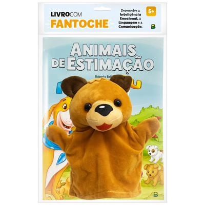 Livro Com Fantoche Animais De Estimacao Konig