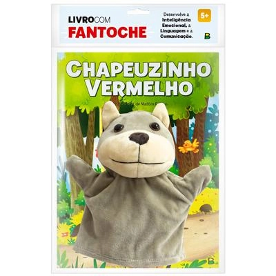 Livro Com Fantoche Chapeuzinho Vermelho Cod.1164295