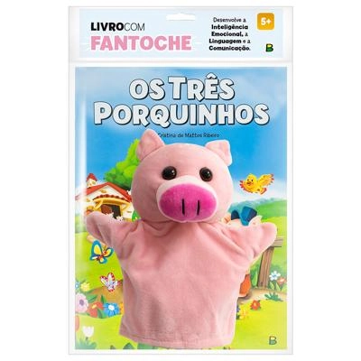 Livro Com Fantoche Tres Porquinhos Cod.1164317