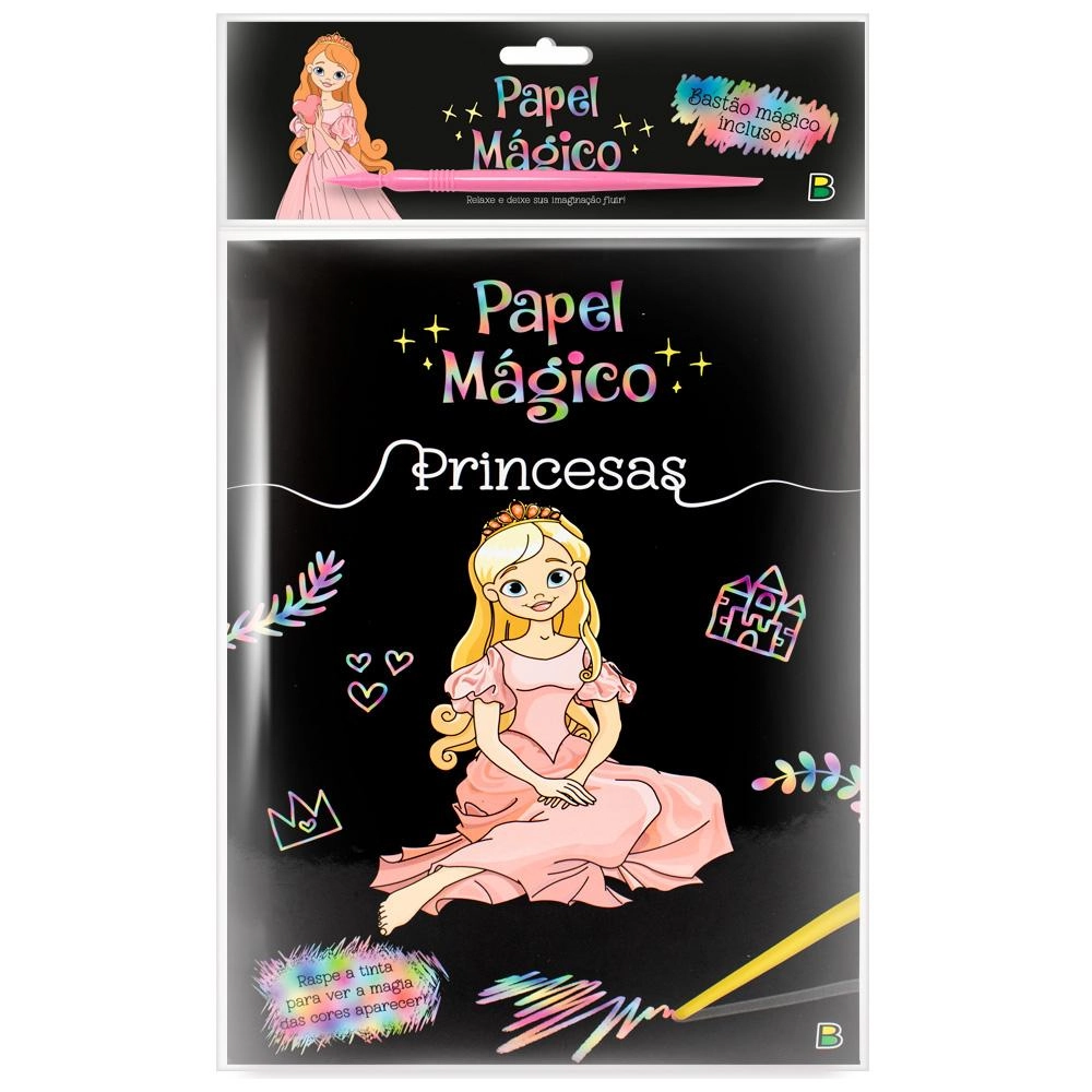 Linha Escolar Papel Magico Princesas Konig