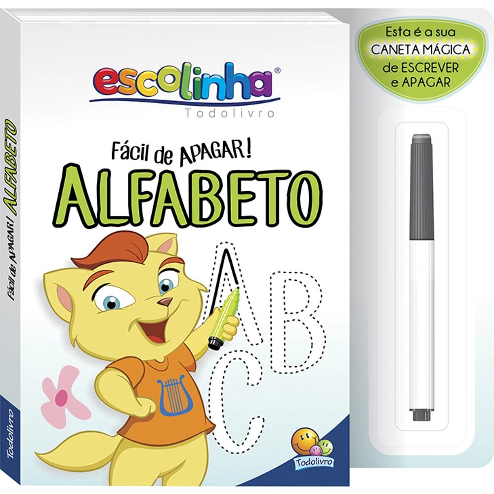 Livro Escolinha Facil De Apagar Alfabeto/1105302/todolivro